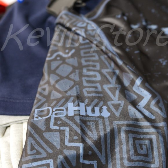 Da Hui Mens Long Sleeve Rash Guard Black/Blue - Picture 3 of 6